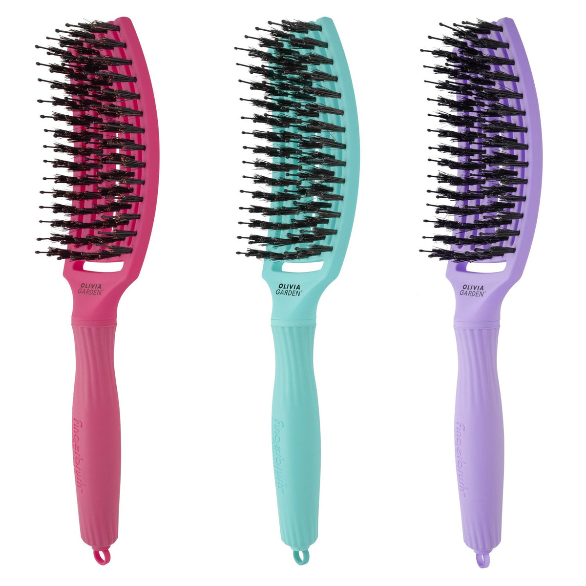 Olivia Garden Fingerbrush- Mint Medium